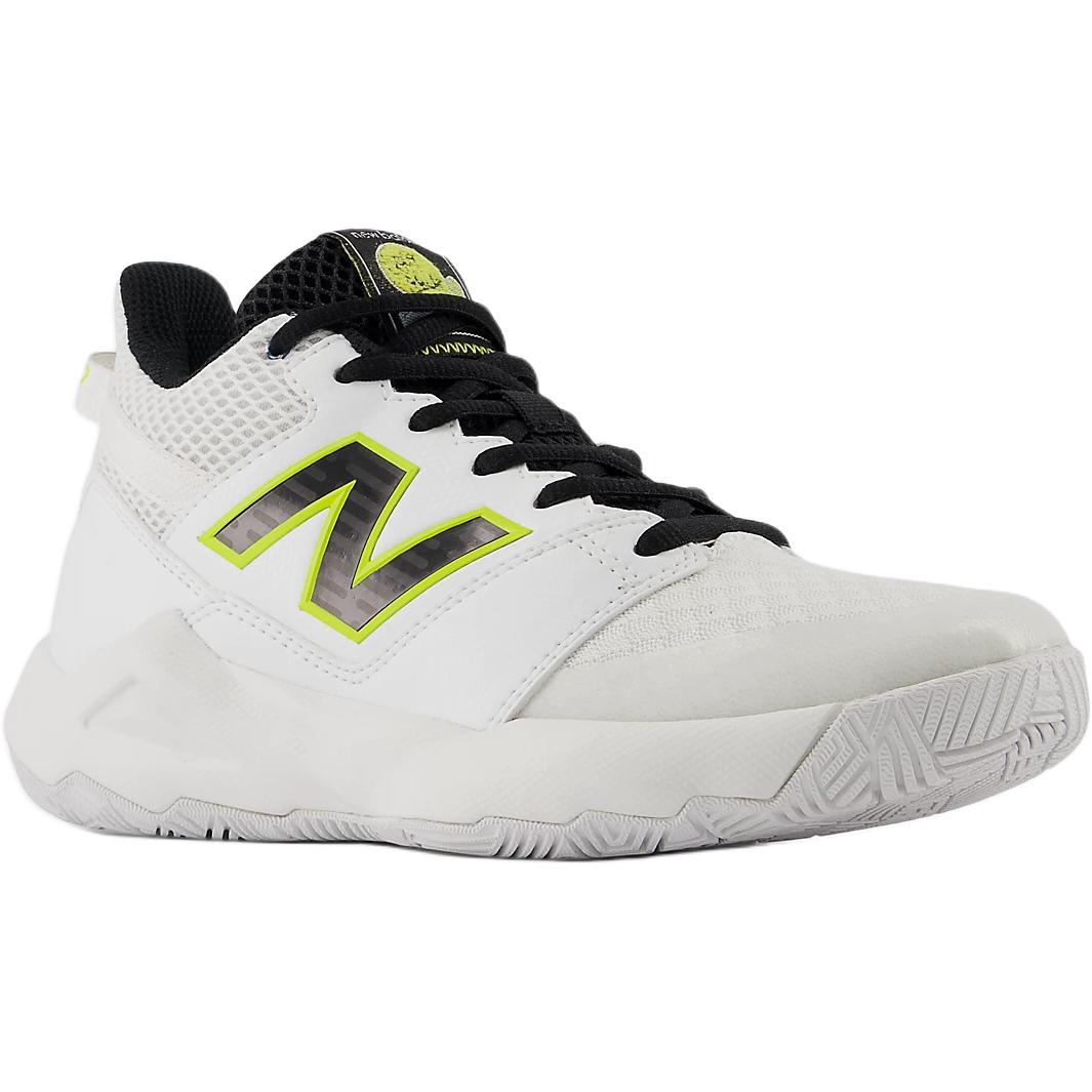Детские кроссовки Mid Top White Kids' New Balance, бело-черные — фото 3
