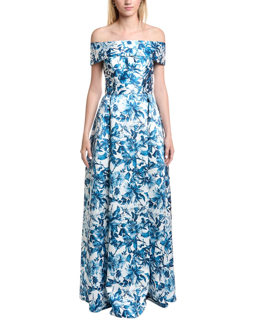 

Платье Rene Ruiz с открытыми плечами, синий