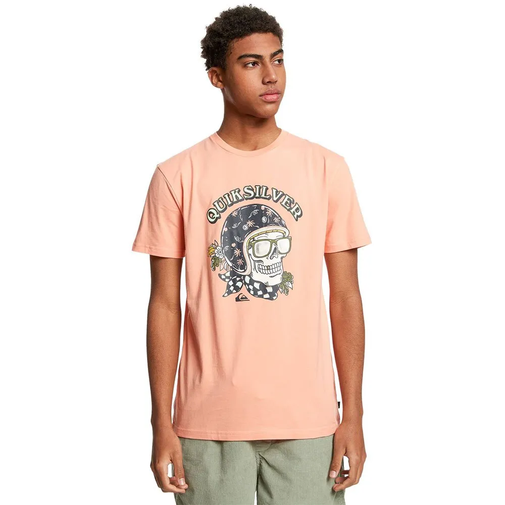 

Футболка с коротким рукавом Quiksilver Skull Trooper, розовый