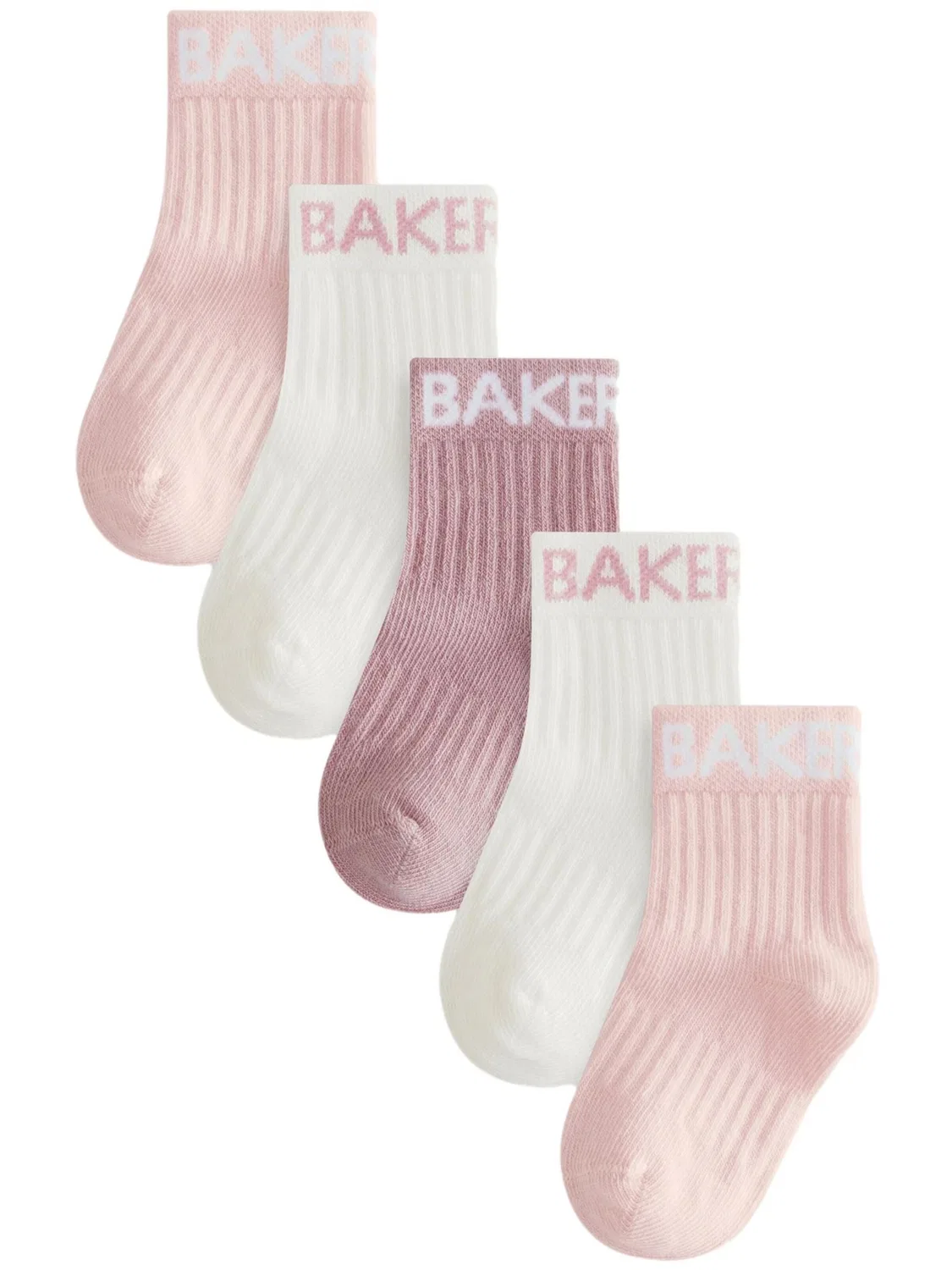 Носки Baker by Ted Baker в сиреневом, розовом и белом цветах