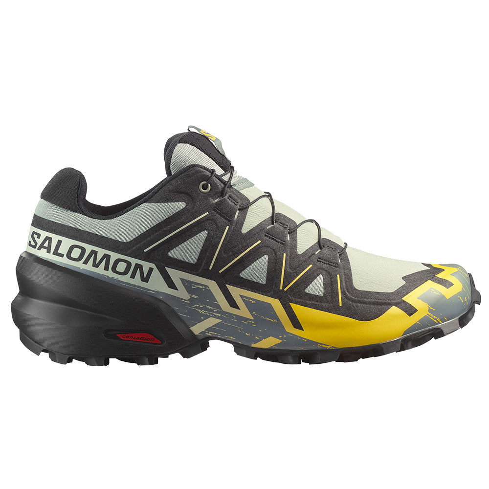 Кроссовки для трейлраннинга Salomon Speedcross 6 (мужские), Wrought Iron/Black/Incaberry — фото 2