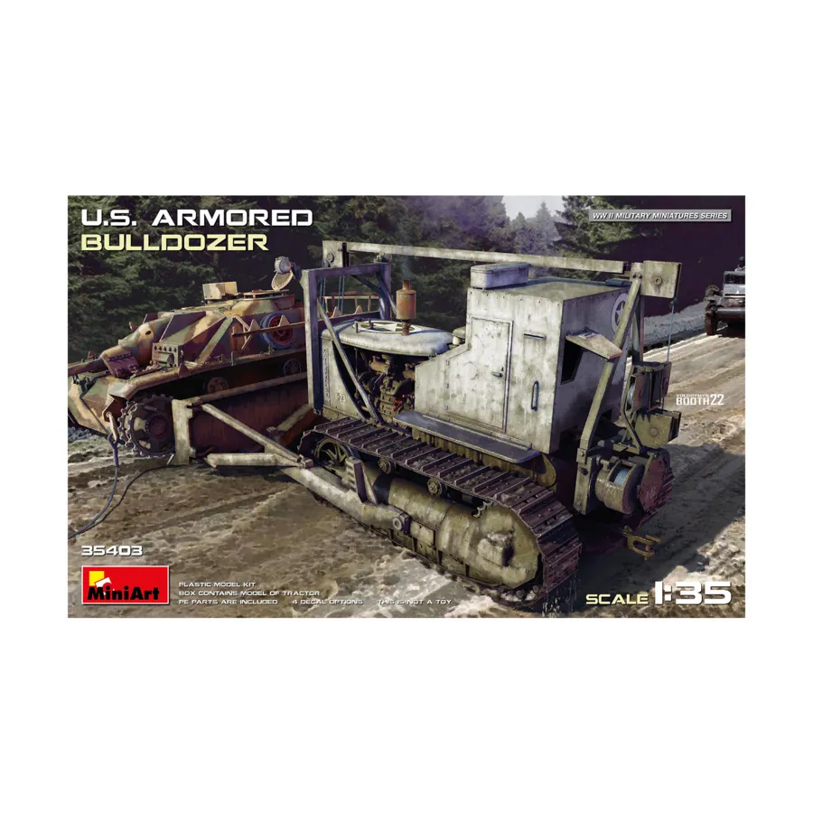 

Бронированный бульдозер США времен Второй мировой войны, WWII Military Miniatures Series (1:35) (MiniArt Models)