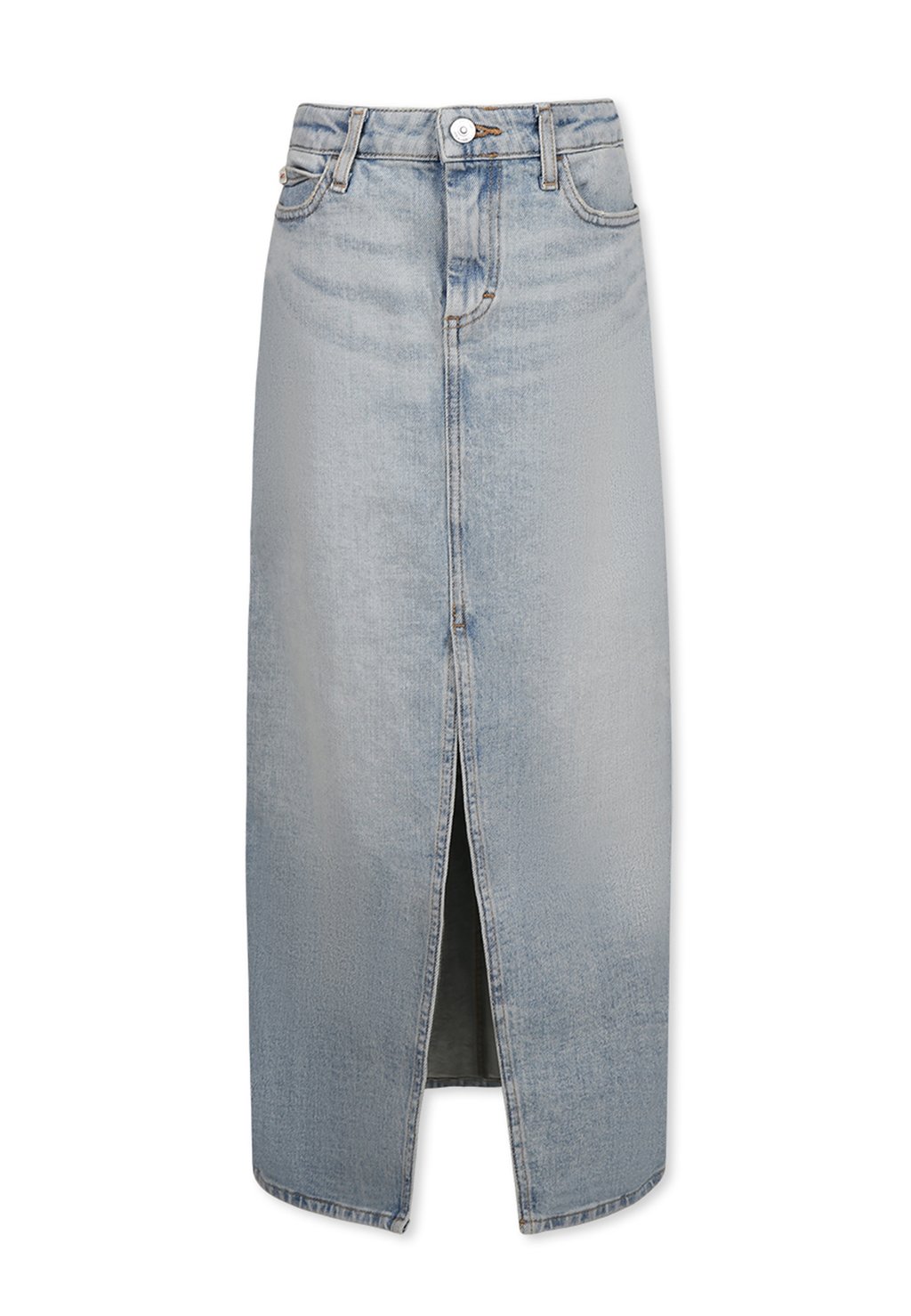 

Юбка из денима Gonna lunga Calvin Klein Jeans, светло-голубой
