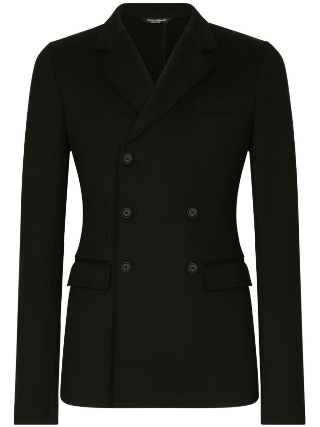 

Dolce & Gabbana двубортный пиджак с заостренными лацканами, черный
