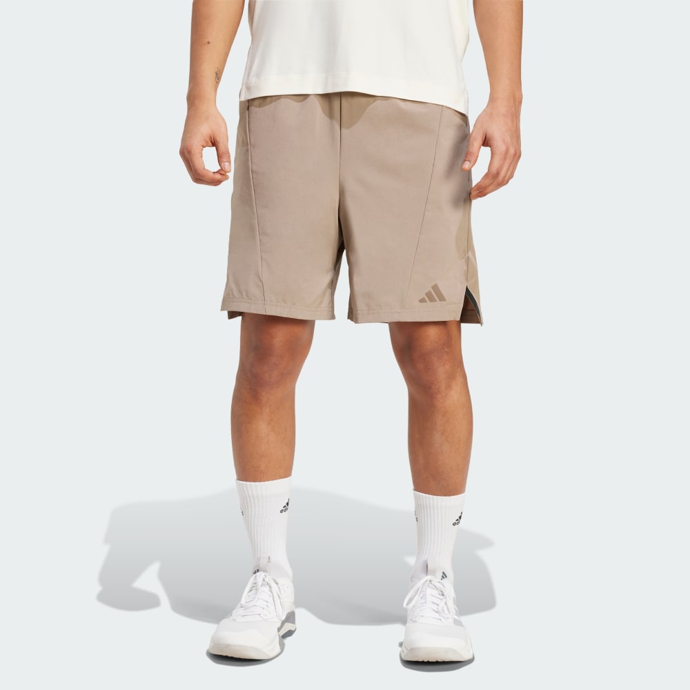 

Спортивные шорты Adidas Designed for Training Workout Shorts, цвет Chalky Brown