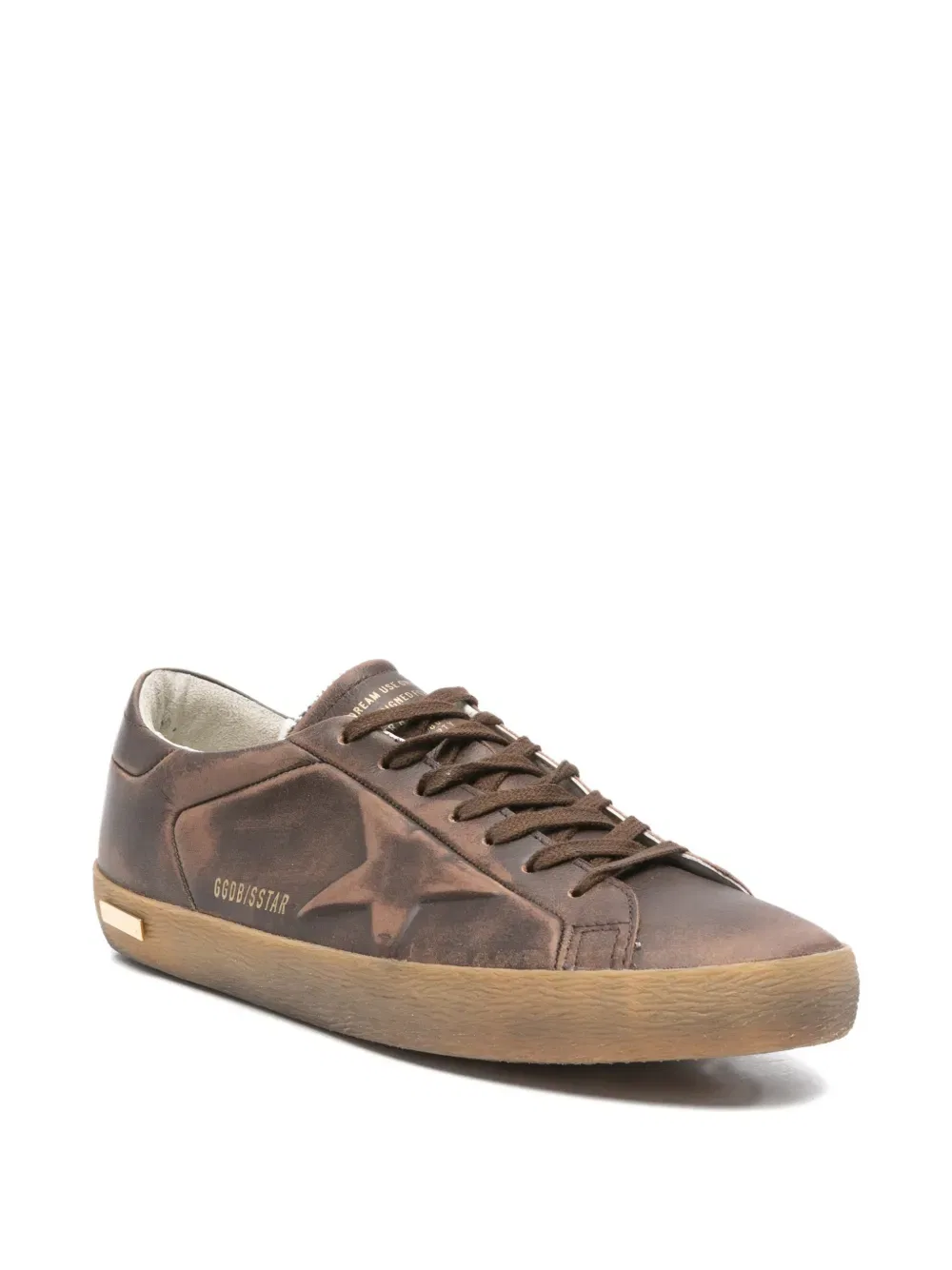 Кроссовки Superstar Golden Goose, коричневый — фото 2