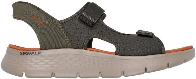 Мужские сандалии Skechers Go Walk Flex, зеленый — фото 2