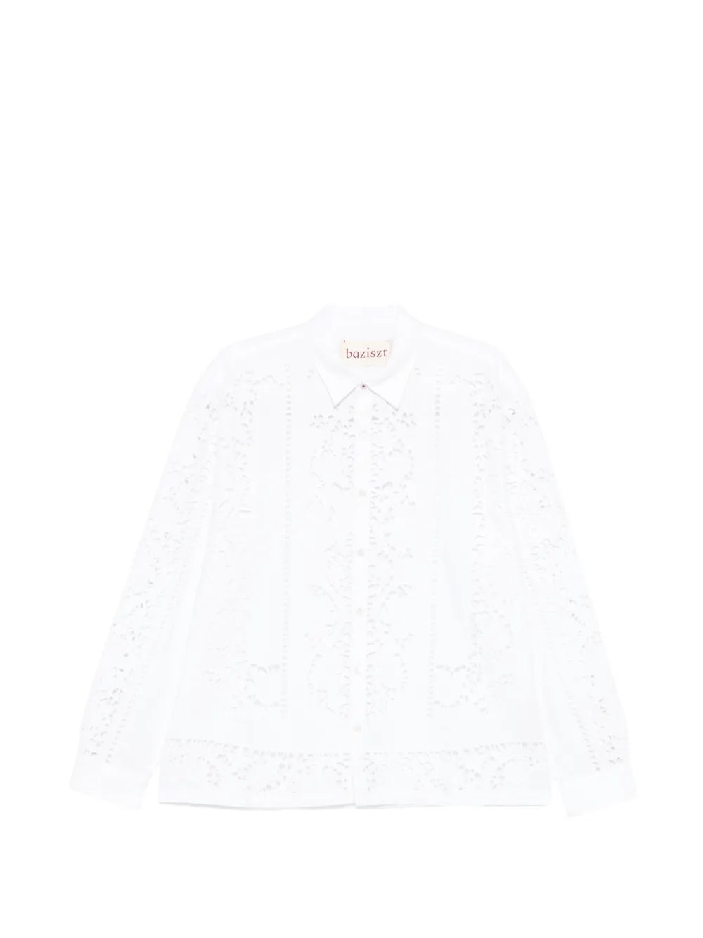 

Кружевная рубашка Minster Baziszt, белый