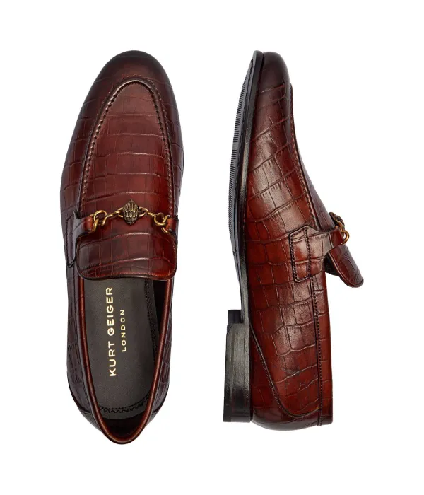 Кожаные мокасины Alton Kurt Geiger, коричневый — фото 4
