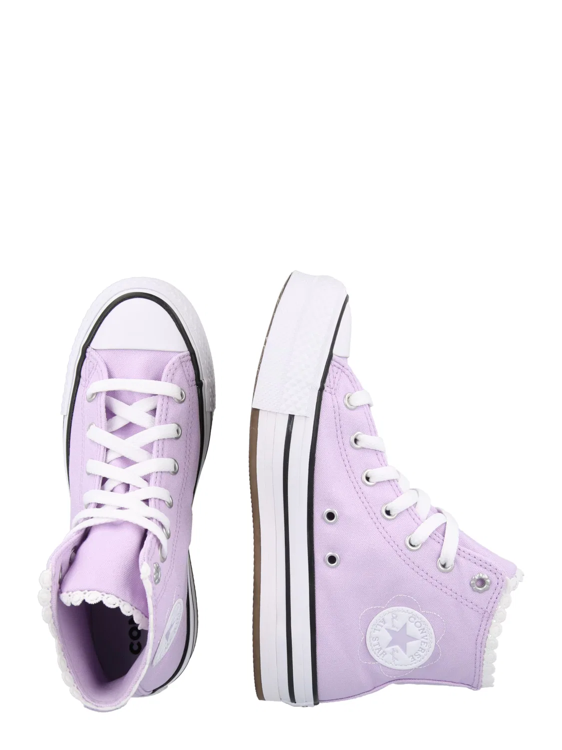 Кроссовки Converse CTAS LIFT лавандового цвета — фото 2