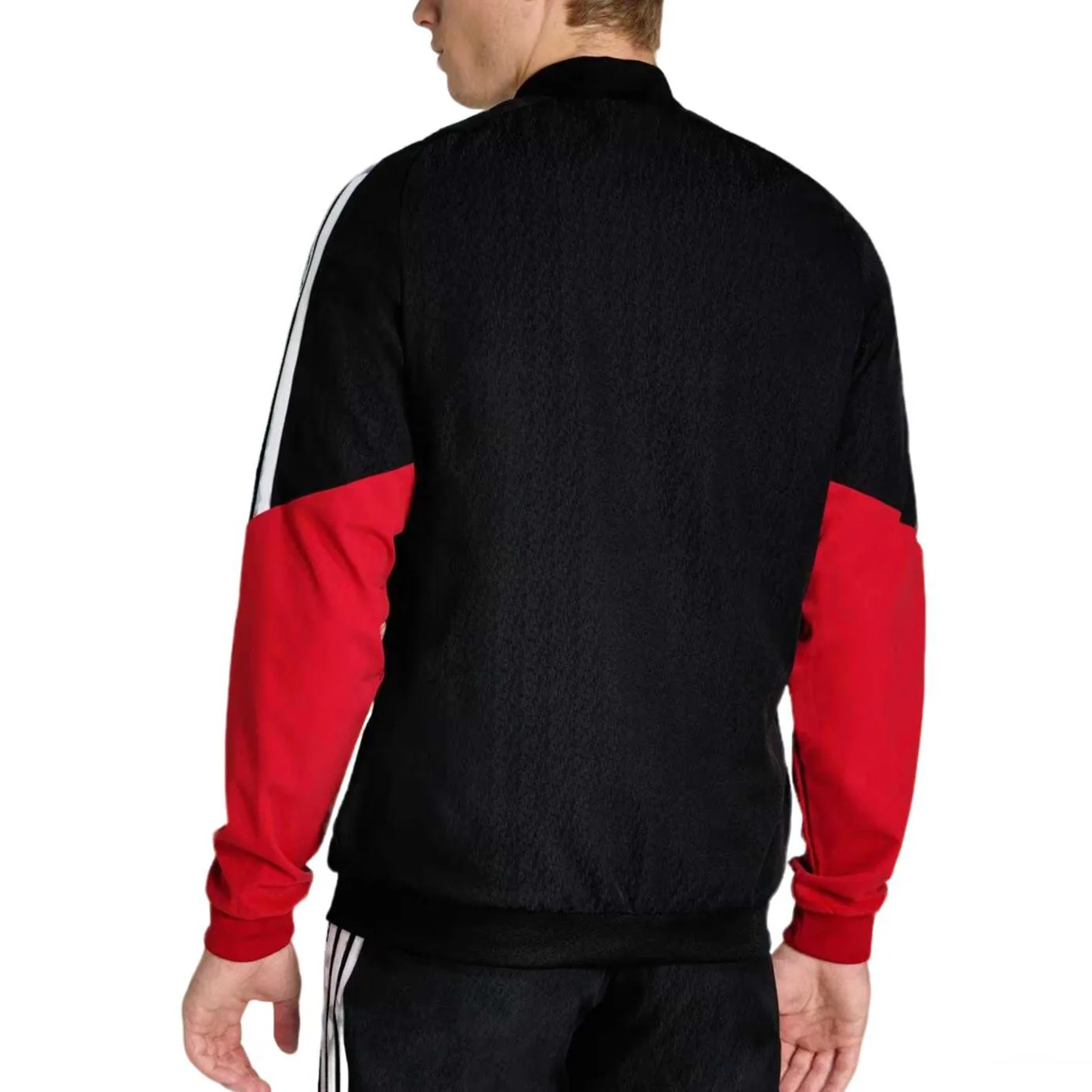 Adidas Куртка мужская черная с бейсбольным воротником — фото 3