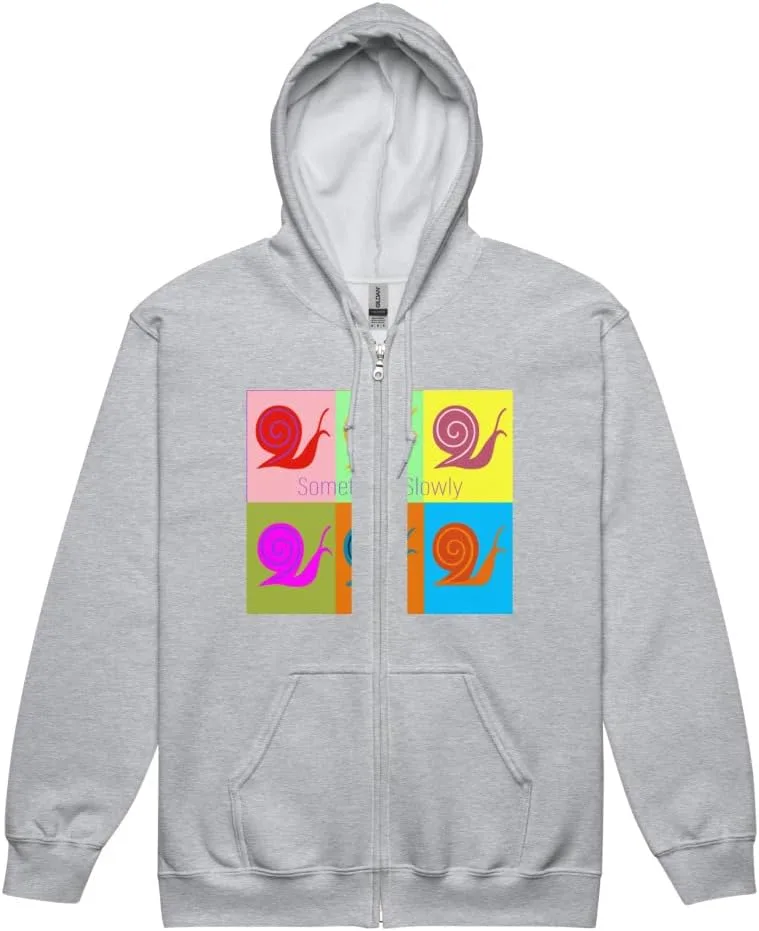 

Толстовка с капюшоном на молнии AA NA Al-Anon Jakey Brand