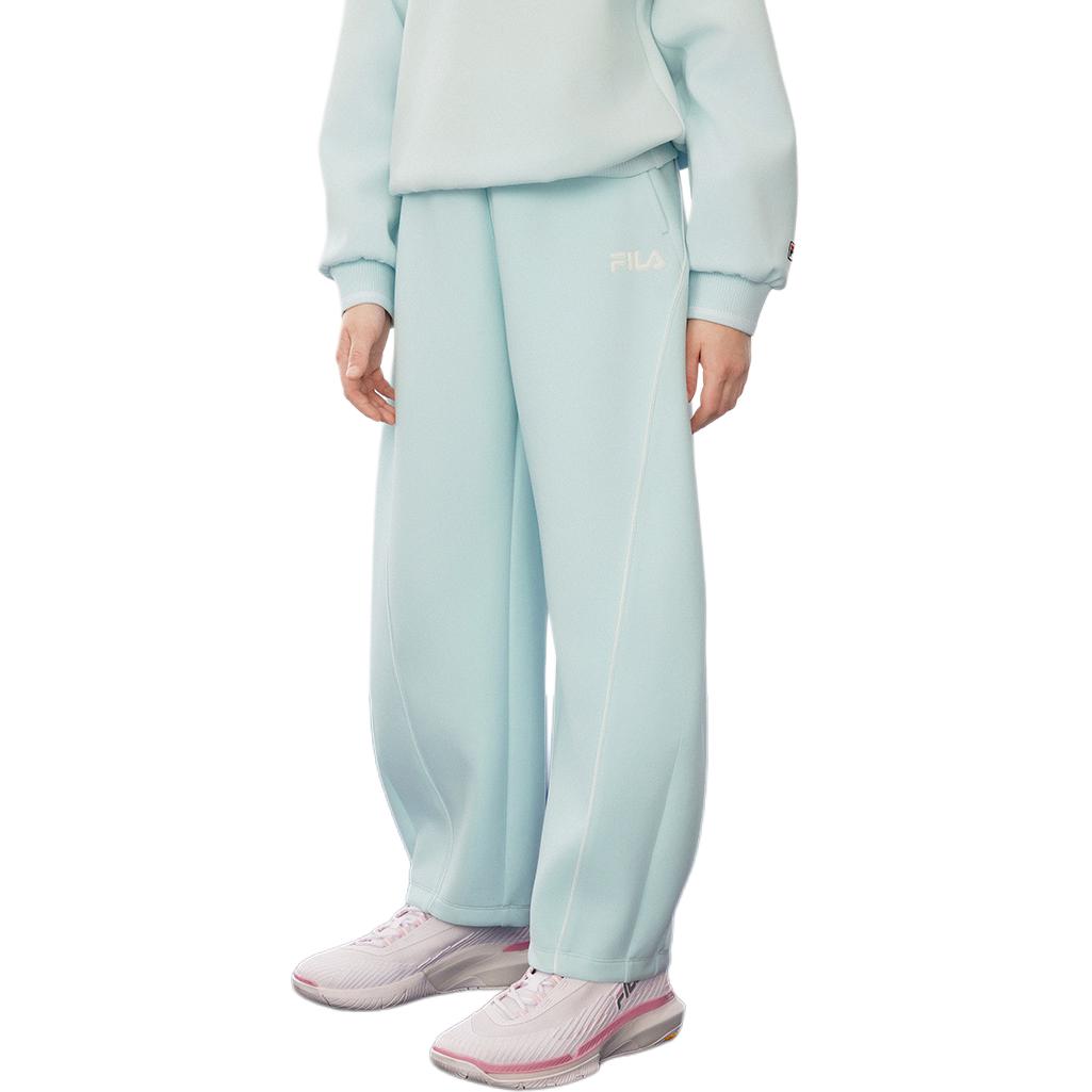 Детские вязаные спортивные штаны FILA KIDS, зеленый — фото 2