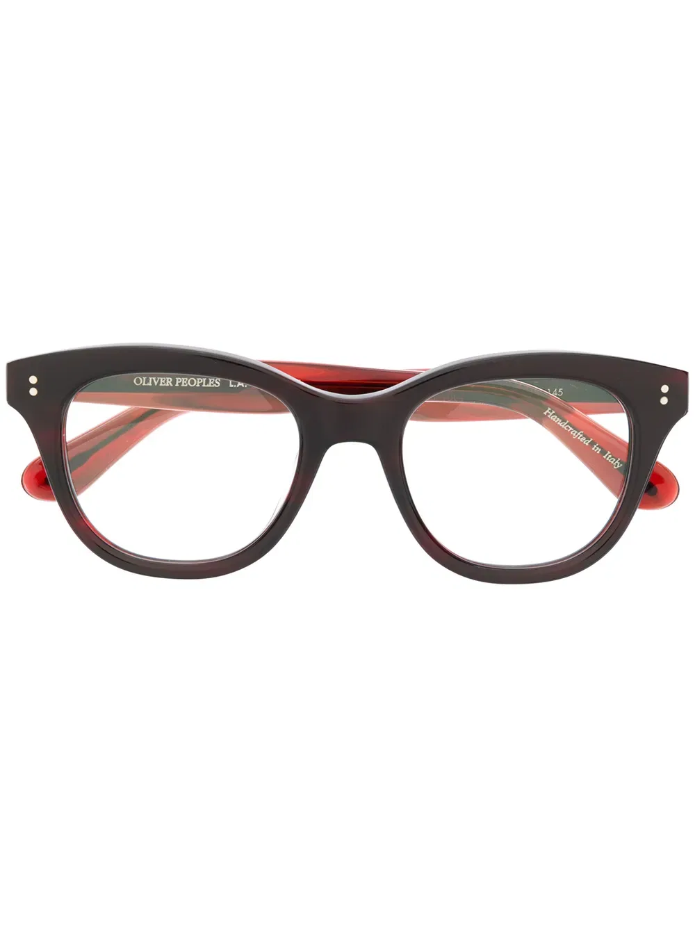 Очки Netta в квадратной оправе Oliver Peoples, красный