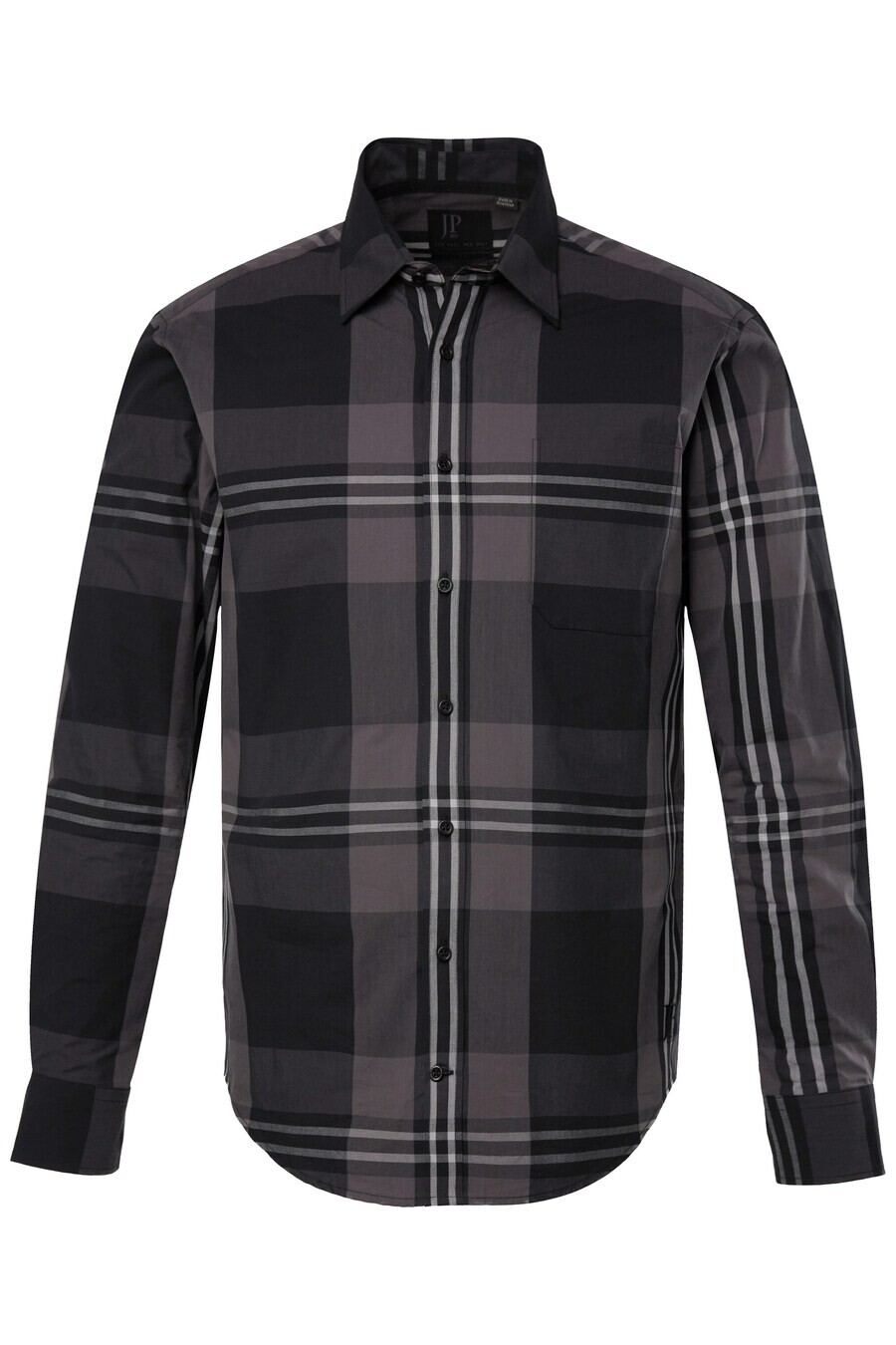 

Клетчатая рубашка JP1880 Comfort fit Button Up Shirt, серый