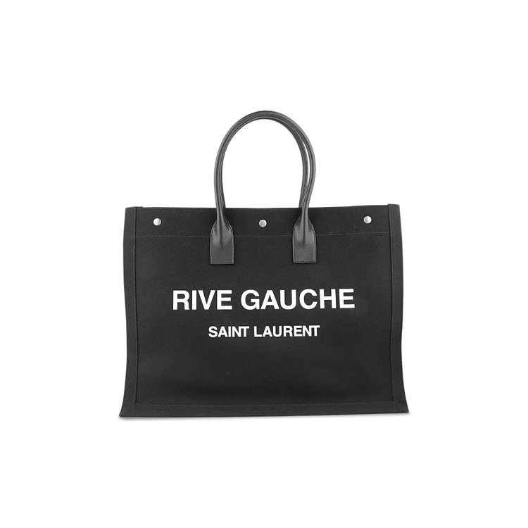 

Сумка-тоут Saint Laurent Rive Gauche Tote Bag, черный/белый