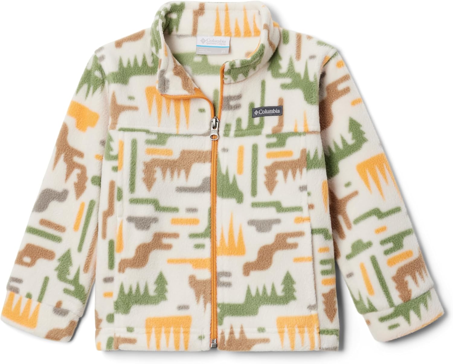 Columbia Youth Boys Zing III Fleece, Dark Stone Highland — фото 3