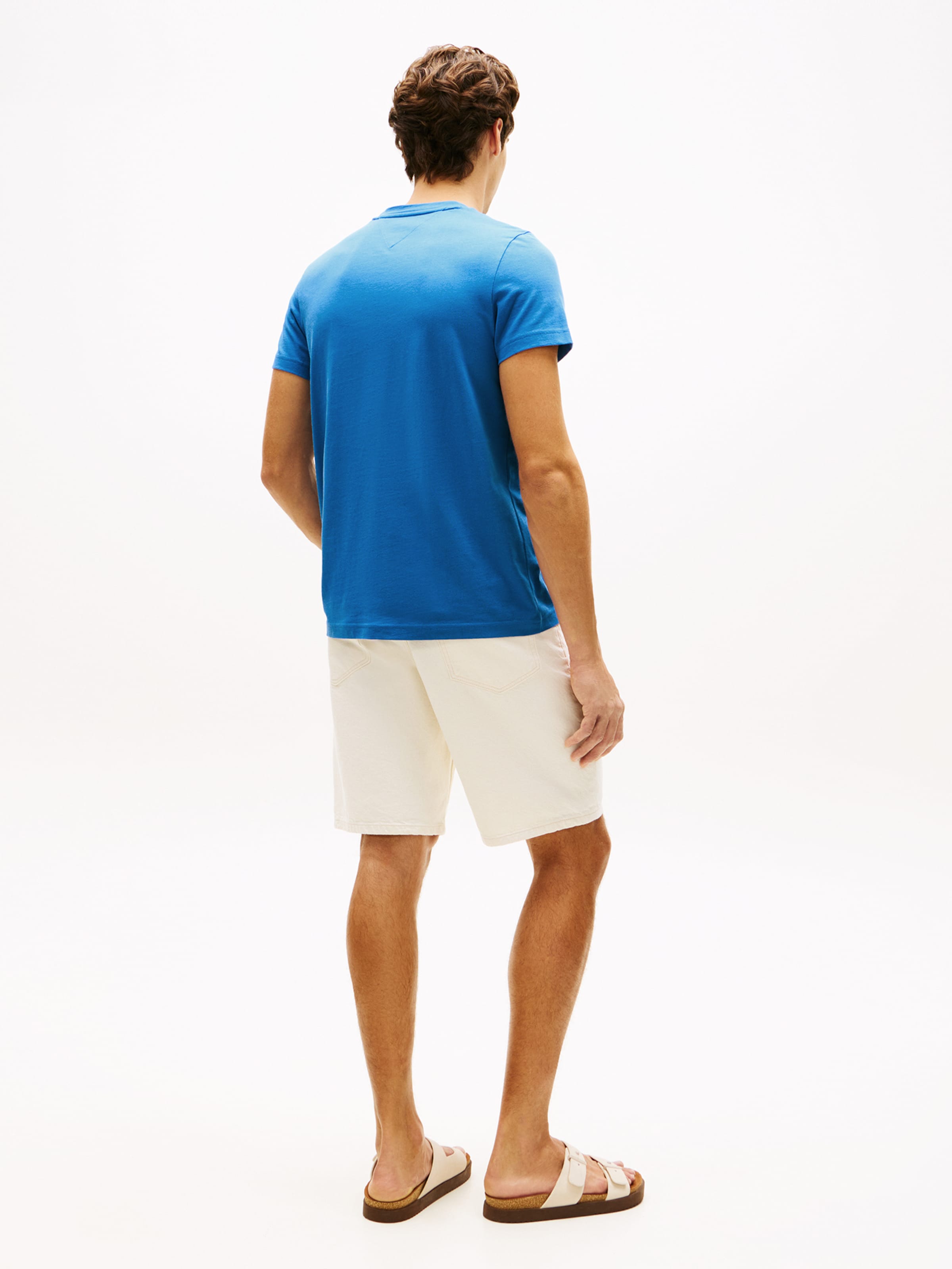 TOMMY HILFIGER Футболка Regular fit в цвете Navy, Azure — фото 3