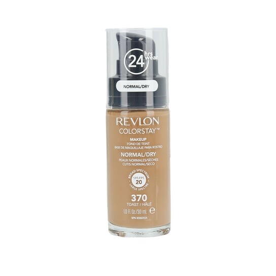 

Тональный крем с помпой для нормальной и сухой кожи 370 Toast, 30 мл Revlon, ColorStay