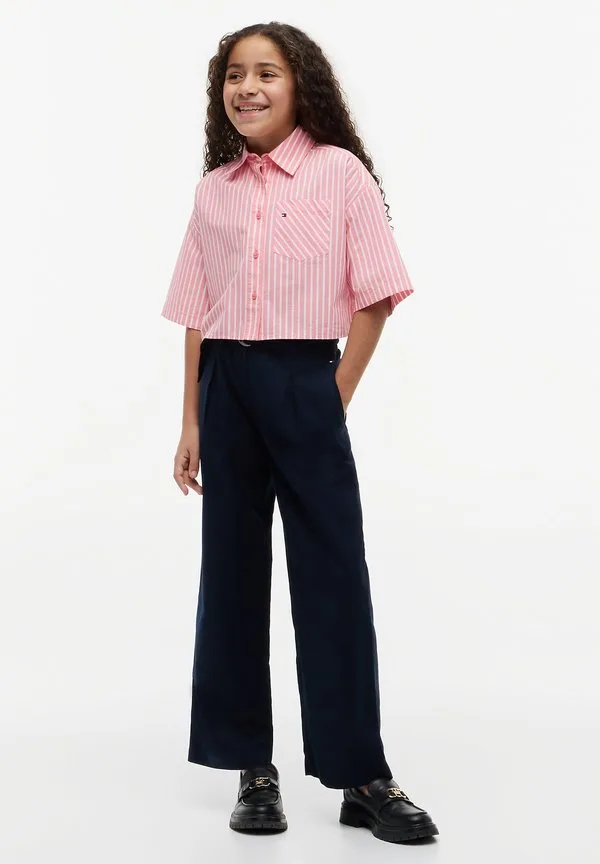 Брюки со складками и поясом Tommy Hilfiger, Dark Night Navy