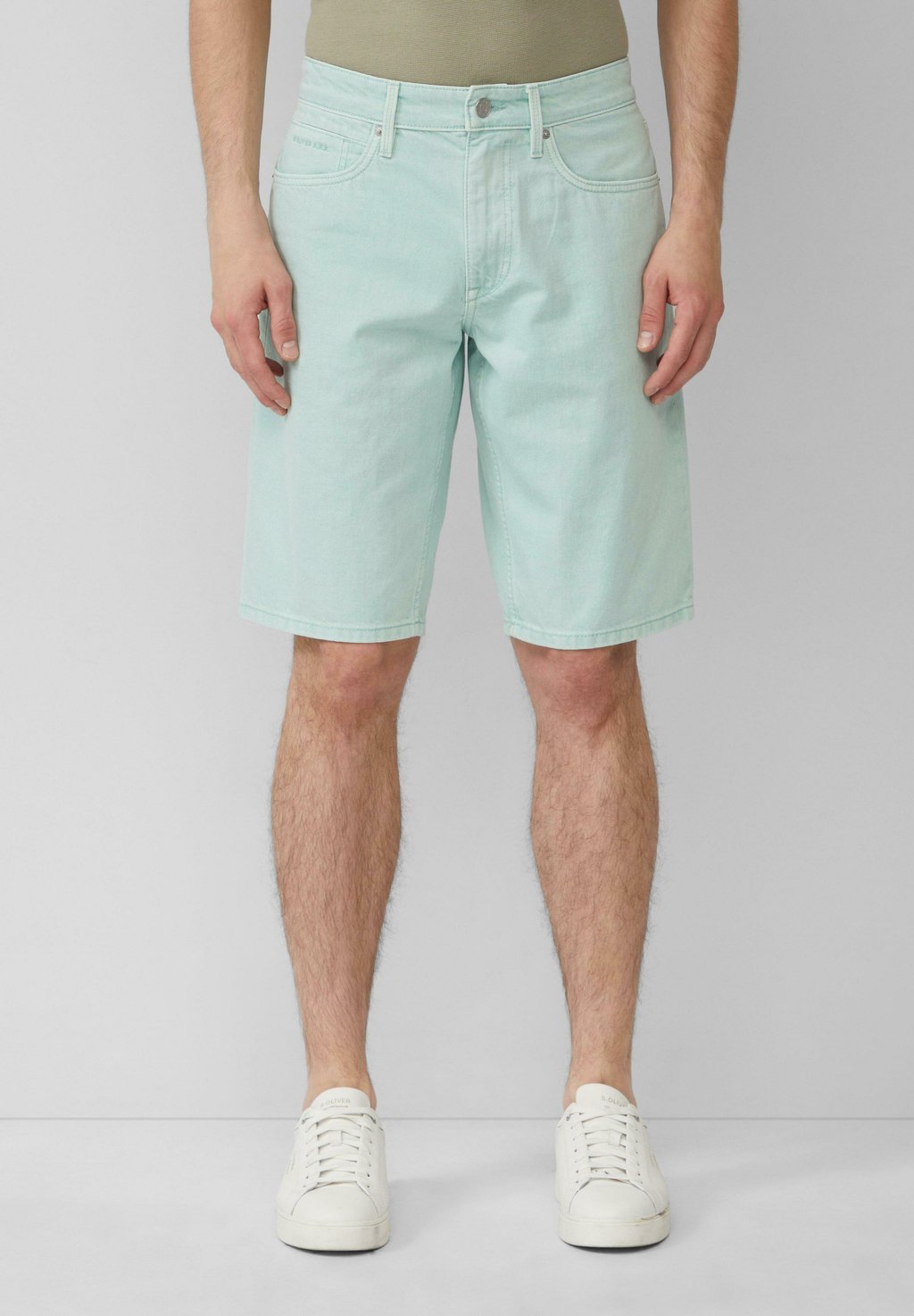 

Джинсовые шорты REGULAR FIT MID RISE s.Oliver, бирюзовый