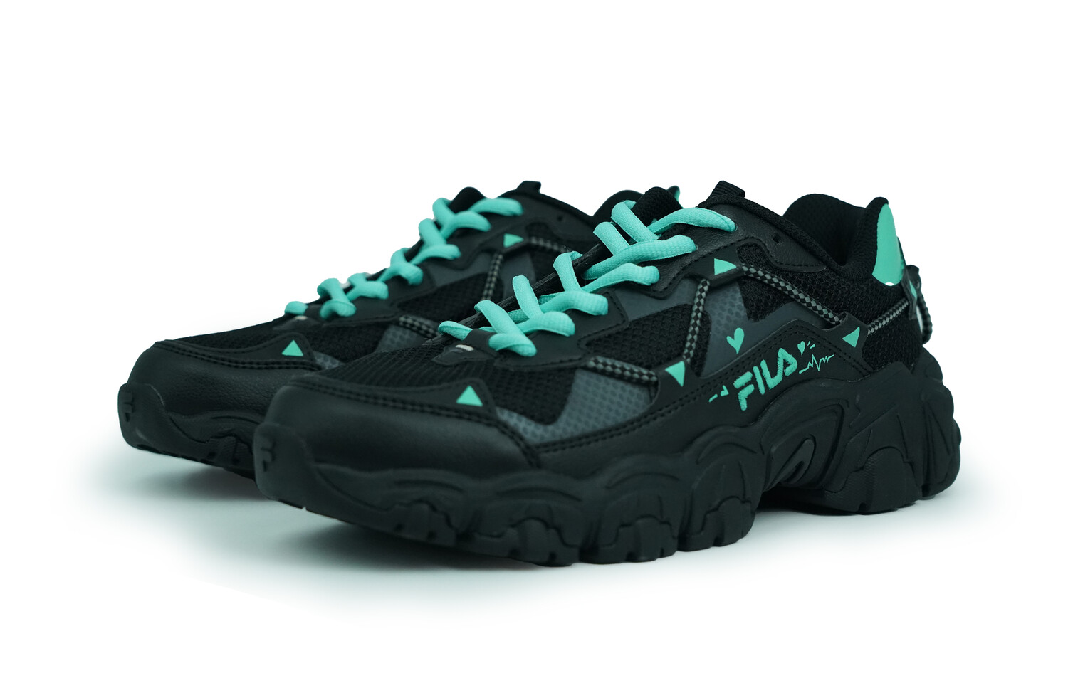 

Кроссовки FILA Cat Claw Chunky Sneakers Unisex Low-top Tiffany Green, цвет Rhythm of the heart