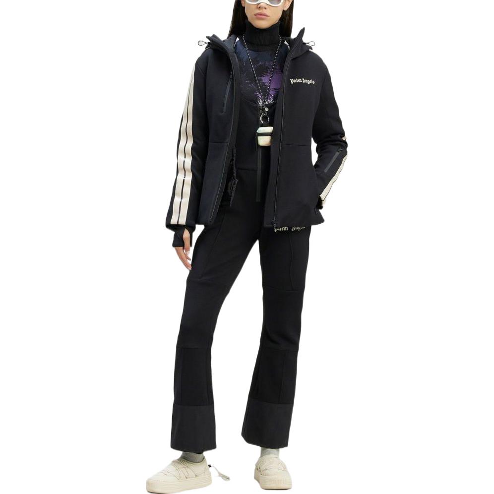 PALM ANGELS Комбинезон женский черный Moderate Overalls — фото 4