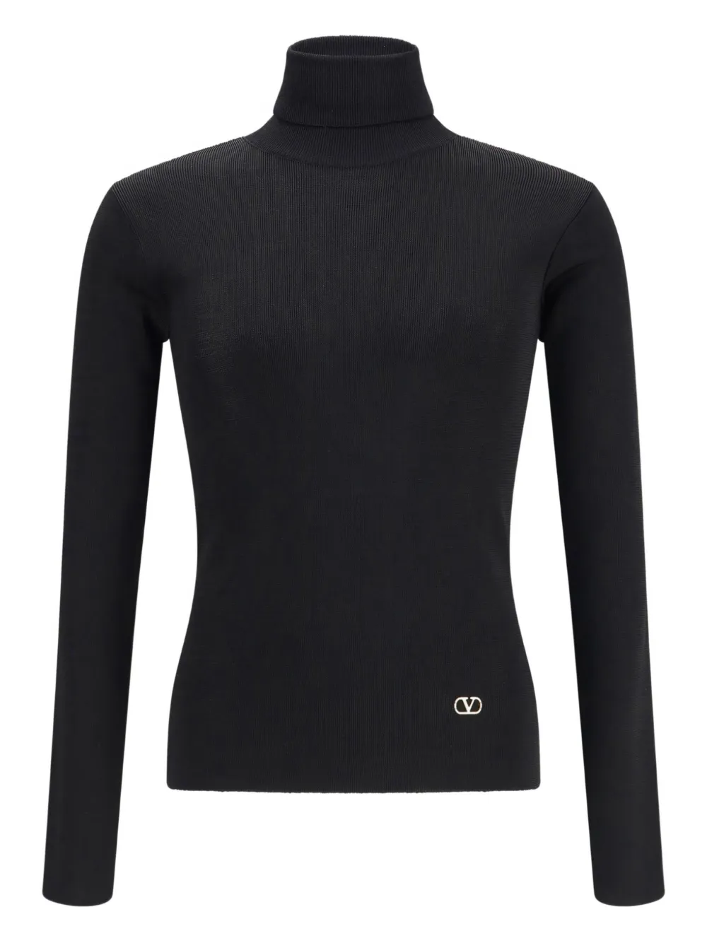 

Свитер с высоким воротником Valentino Garavani, черный