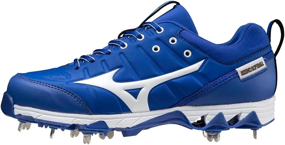 Женские кроссовки для софтбола Mizuno Swift 7 с 9 шипами, Royal White