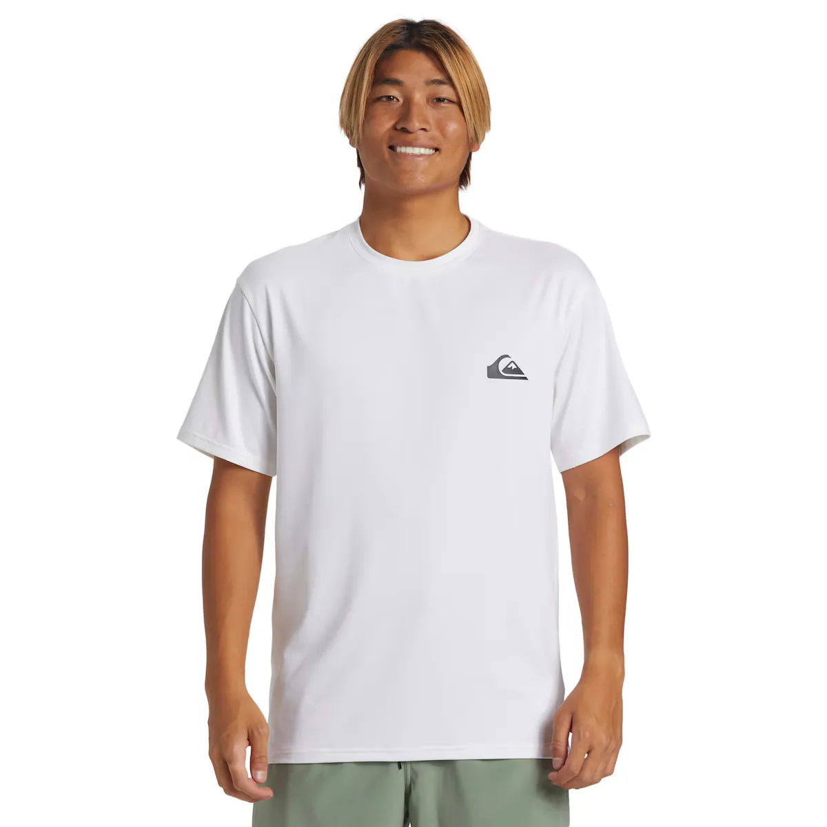 

Мужская повседневная футболка для серфинга Quiksilver, белый/черный