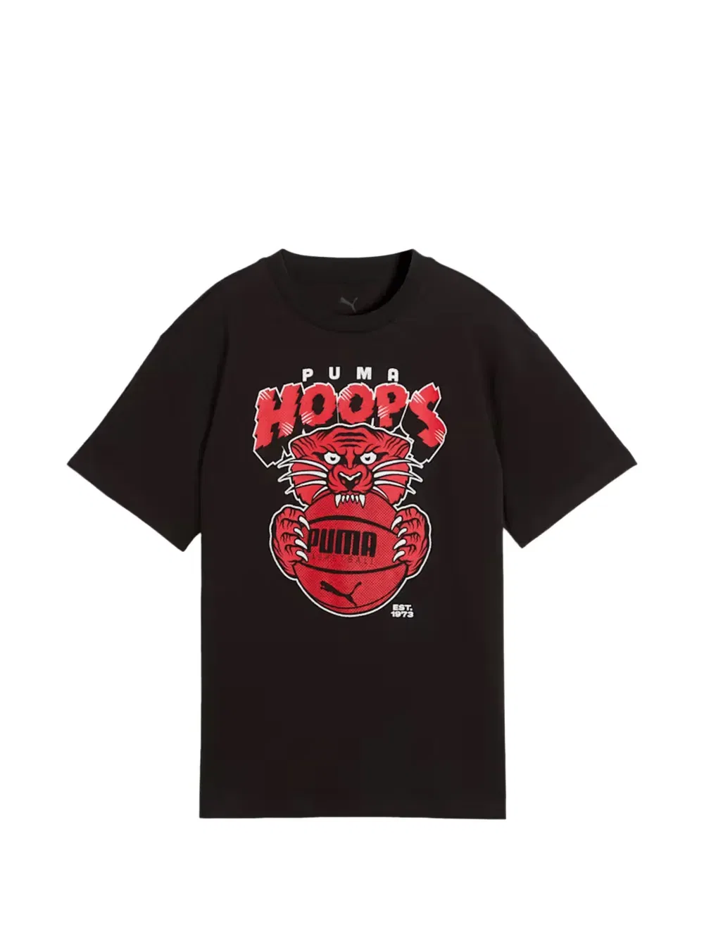 Футболка с графическим принтом "Rival Rage" Puma Kids, черный