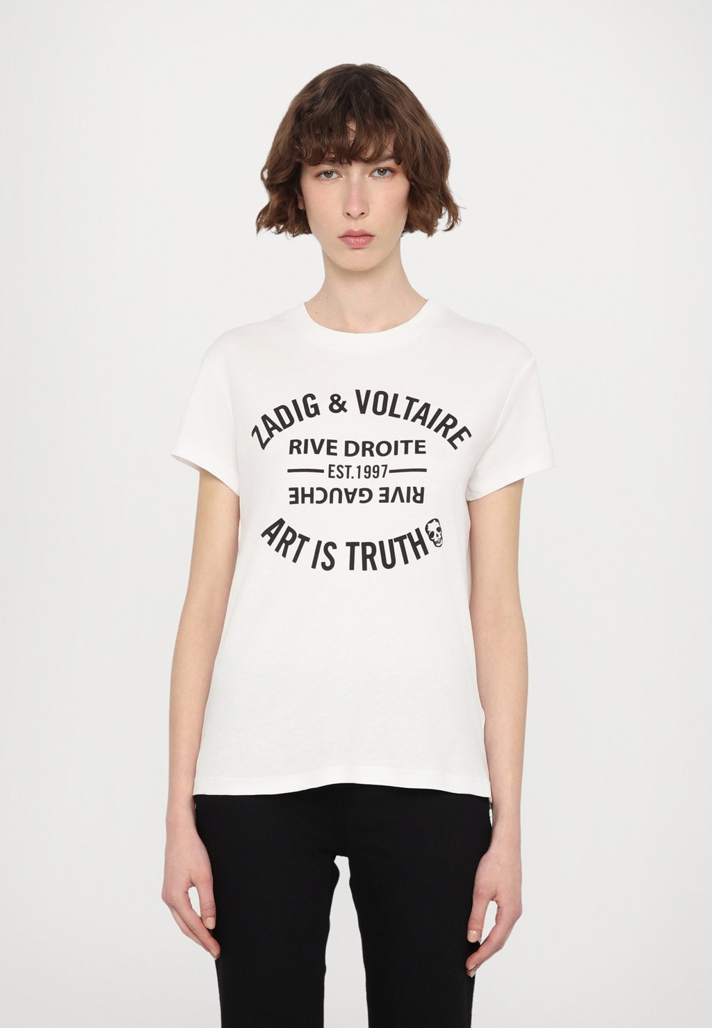 

Футболка с принтом WALK ICO BLASON ECO Zadig & Voltaire, белый