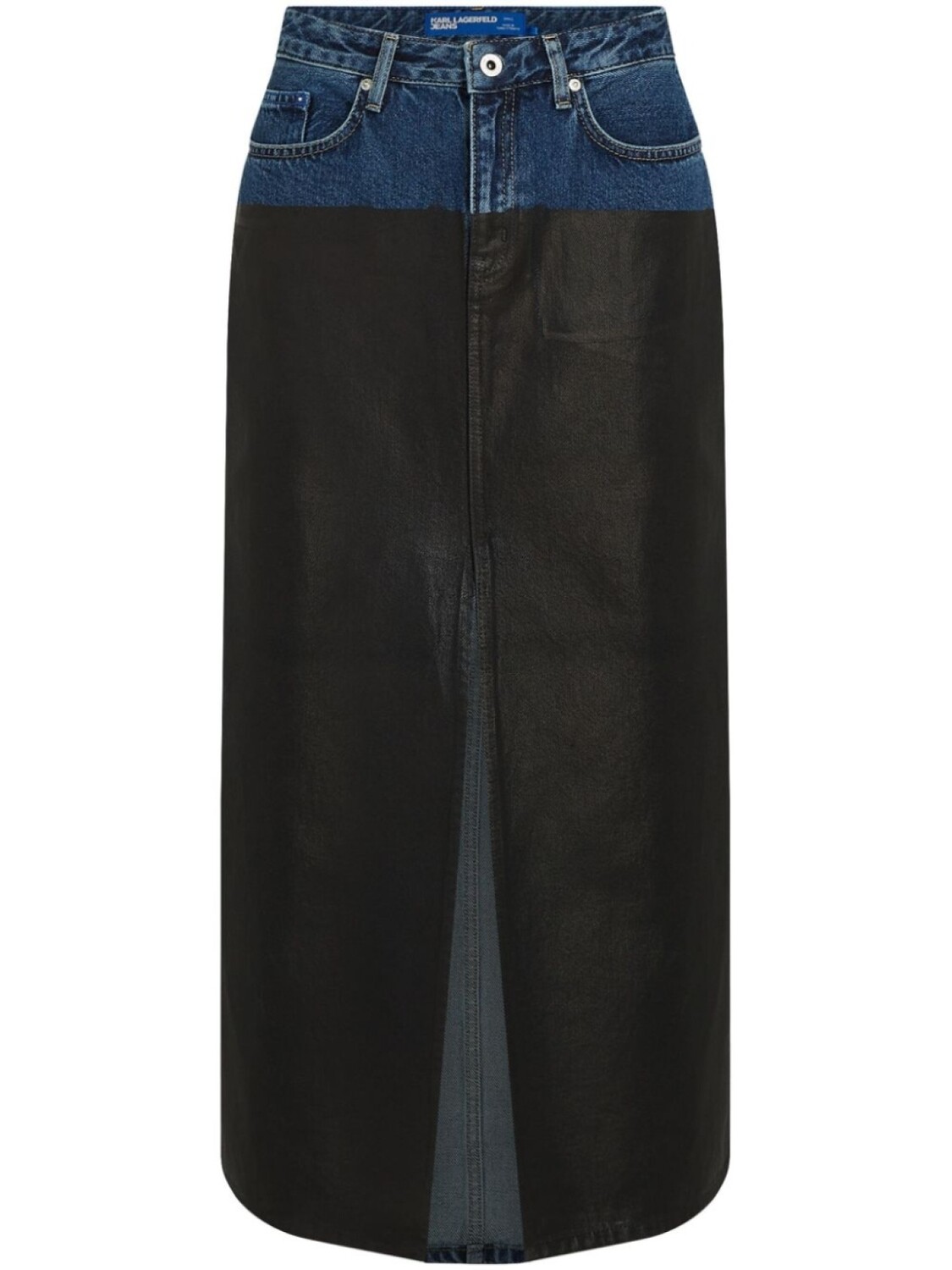 

Karl Lagerfeld Jeans джинсовая юбка в стиле колор-блок, синий