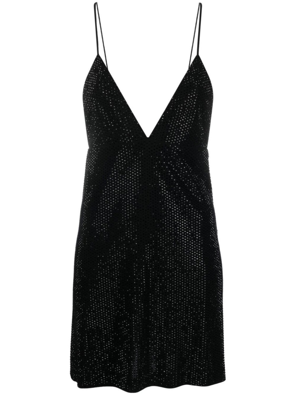 

Dsquared2 платье мини с кристаллами, черный