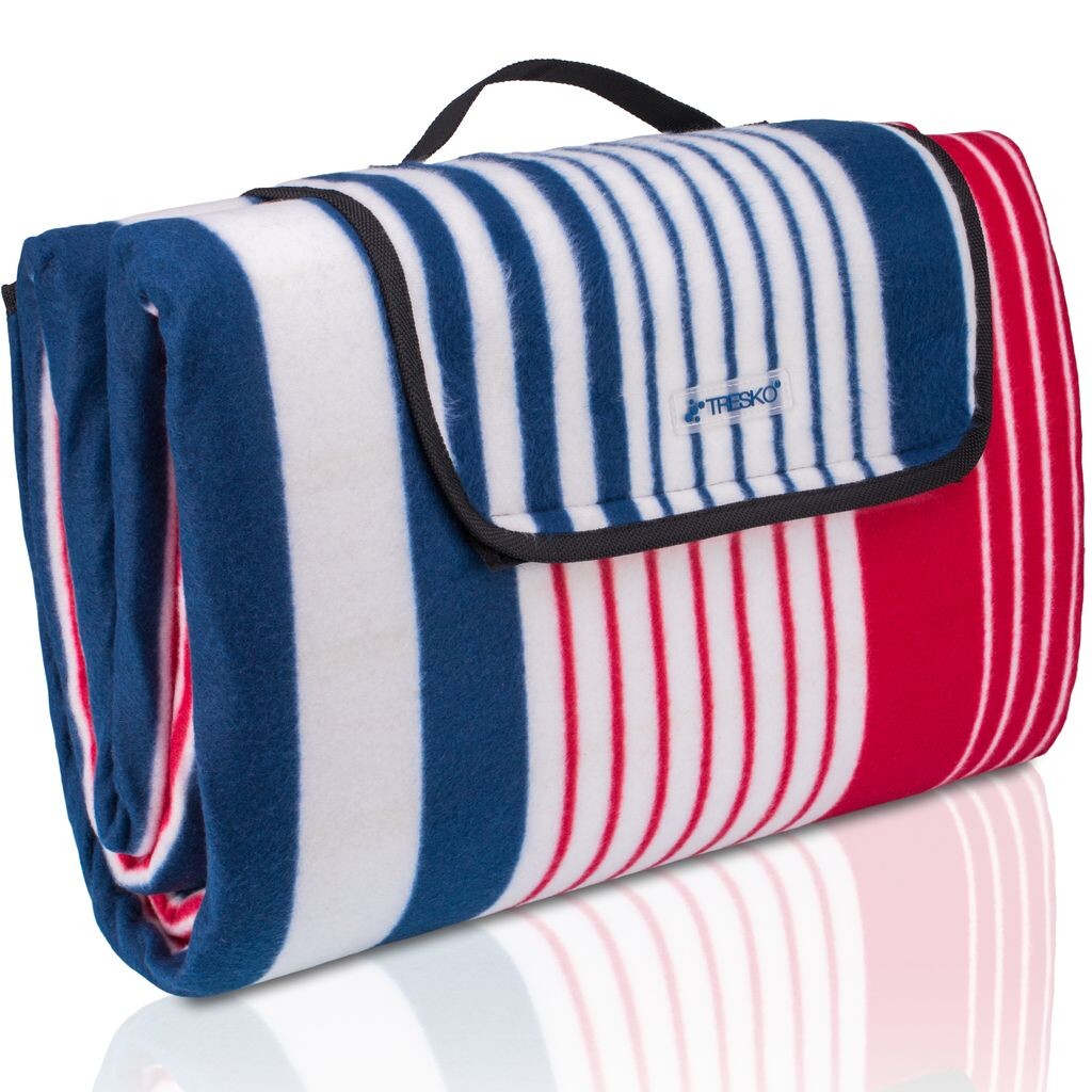 

Одеяло для пикника 200 x 200 см, подушка для сиденья, коврик для сиденья, садовое одеяло, алюминиевая фольга, заземленный анкер TRESKO