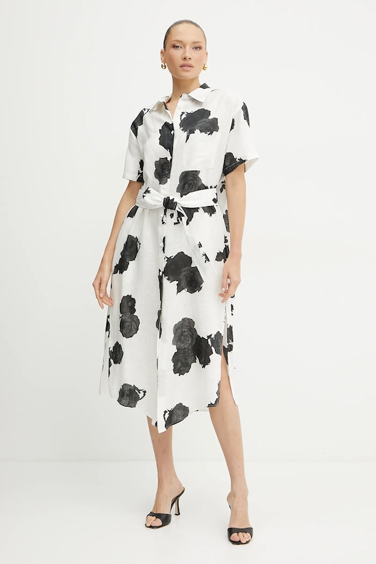 

Льняное платье Liviana Conti, бежевый