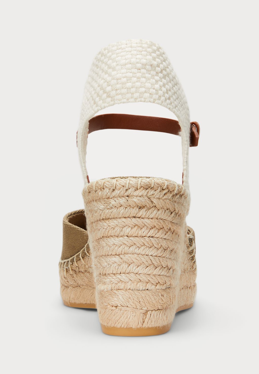 Эспадрильи ROBBY CANVAS & JUTE ESPADRILLE Lauren Ralph Lauren, оливковый — фото 3