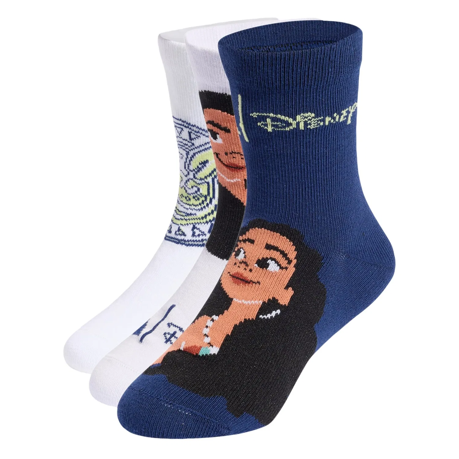 Носки Adidas Sportswear Disney темно-синего, светло-фиолетового и белого цветов — фото 3