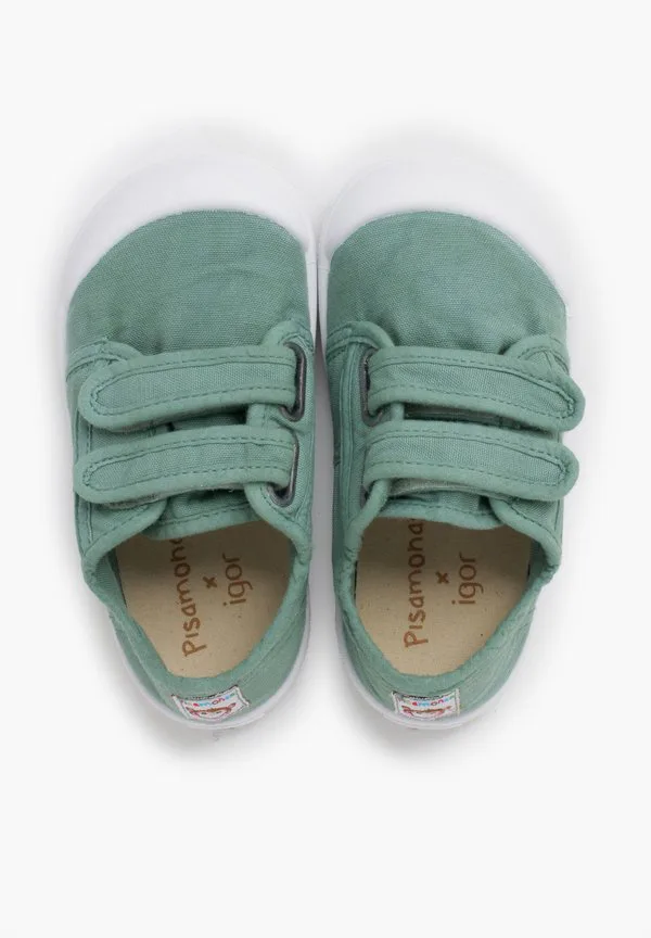 Детские туфли barefoot wide piso raya Pisamonas, Verde Matcha — фото 3