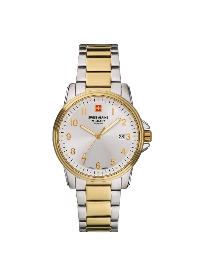 

Swiss Military Кварцевые часы 7011.1142SAM серебристого цвета