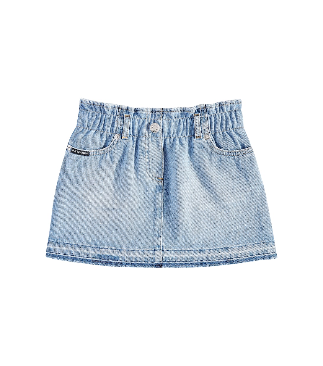 

Юбка из денима с логотипом Dolce&Gabbana Kids, Variante Abbinata