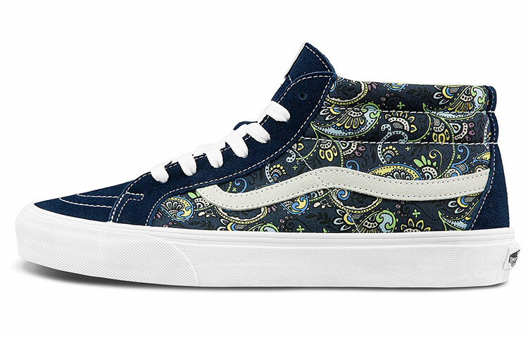 

Кроссовки Sk8 Vans-Mid Reissue 'Paisley - Dress Blues', Синий, Кроссовки Sk8 Vans-Mid Reissue 'Paisley - Dress Blues'