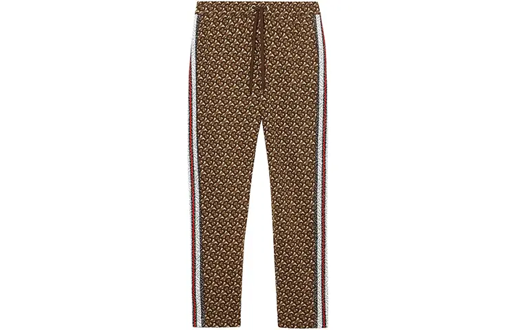 

Трикотажные спортивные штаны мужские темно-коричневые Burberry, коричневый