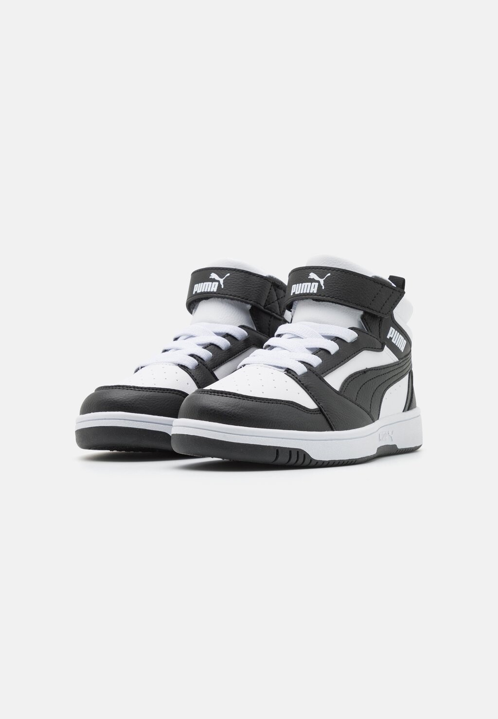 Кроссовки высокие REBOUND V6 MID UNISEX Puma, цвет white/black/shadow gray — фото 2