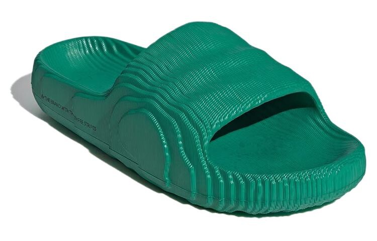 Кроссовки Adidas Adilette 22 ярко-зеленые Adidas Originals — фото 3