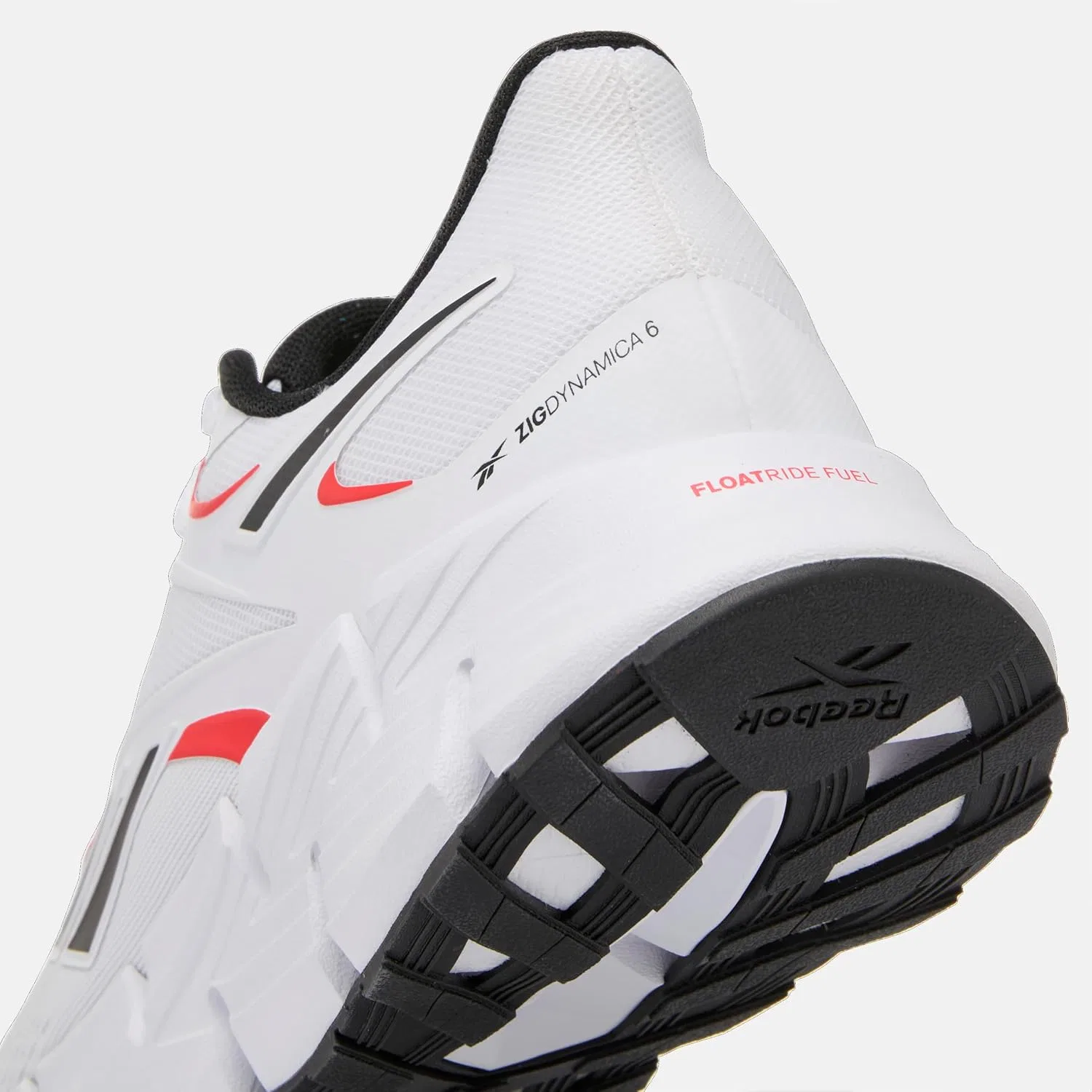 Мужские кроссовки Reebok Zig Dynamica 6, Ftwr White Core Black Energy Red — фото 2