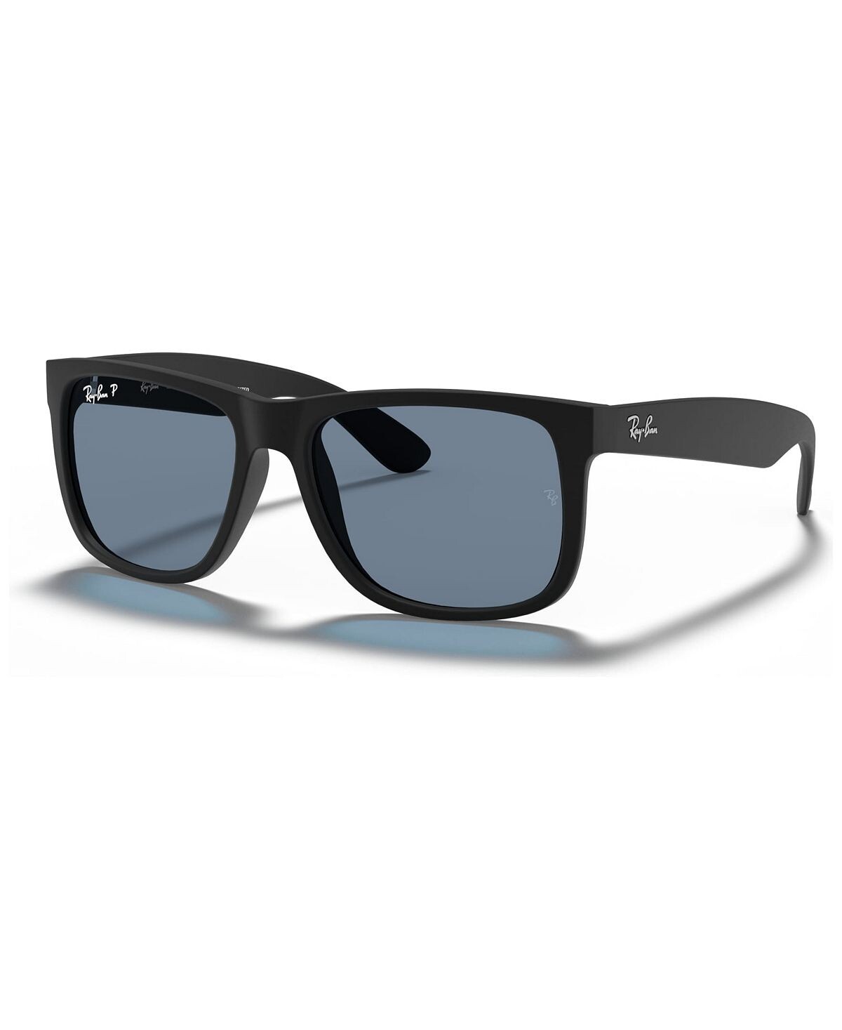

Поляризационные солнцезащитные очки унисекс с низкой перемычкой, Justin Classic Ray-Ban, черный