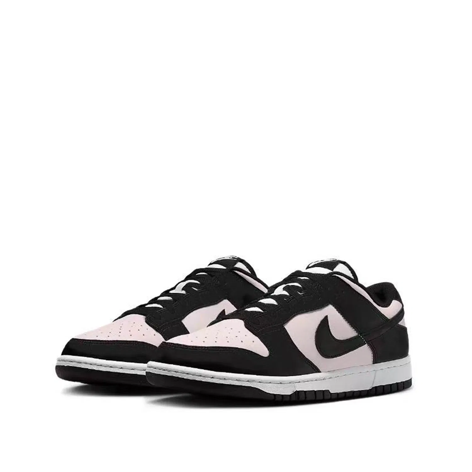 Кроссовки Dunk Low top Skateboard Shoes Black Pink Kids' Nike — фото 4