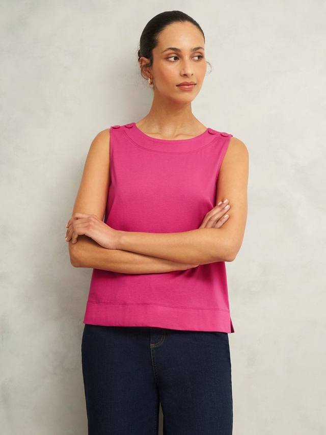

Топ с пуговицами от мэдди Hobbs, цвет Tulip Pink