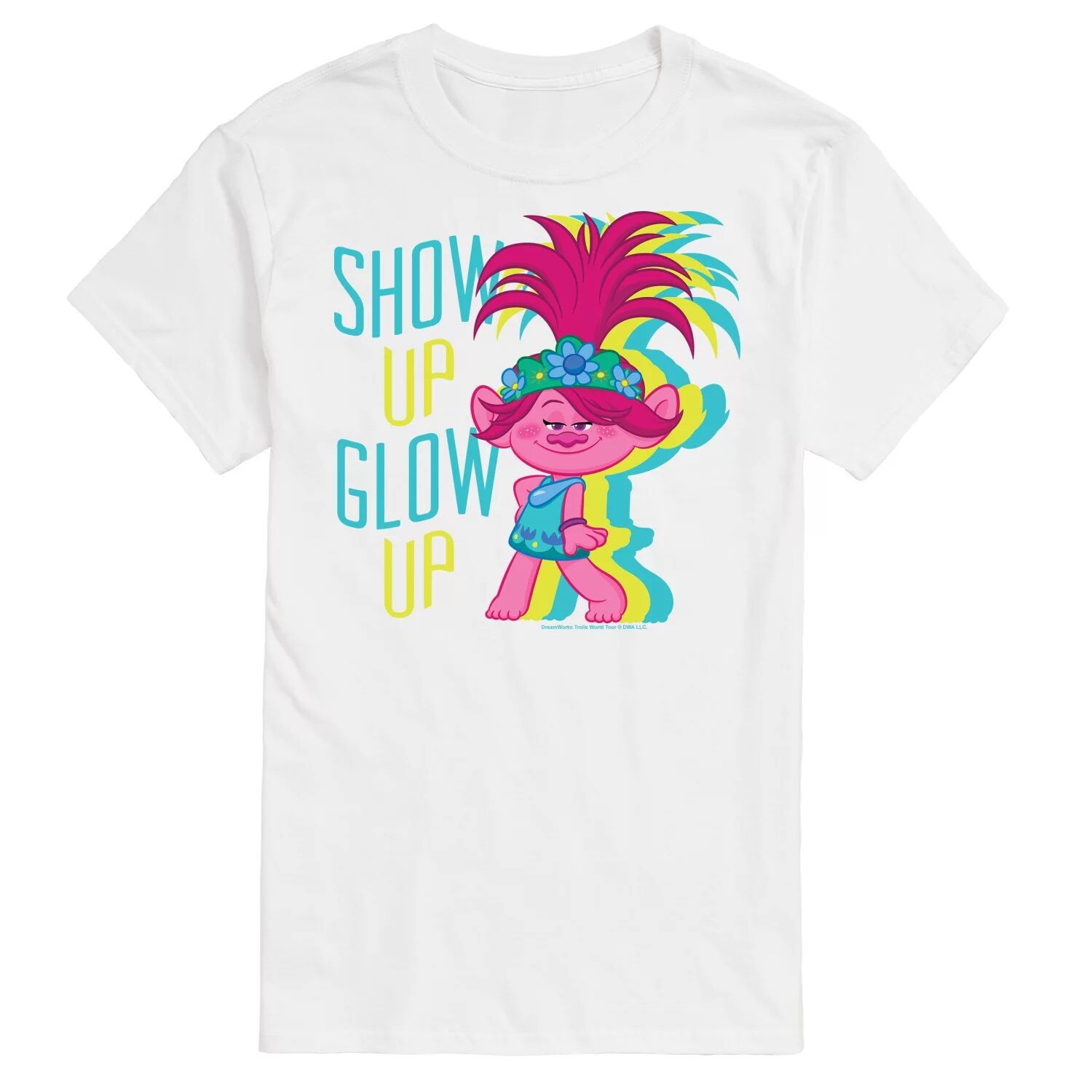 

Мужская светящаяся футболка Trolls Show Licensed Character